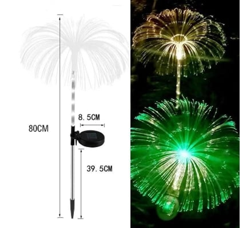 🎄Solar Garden Changing Jellyfish Lights