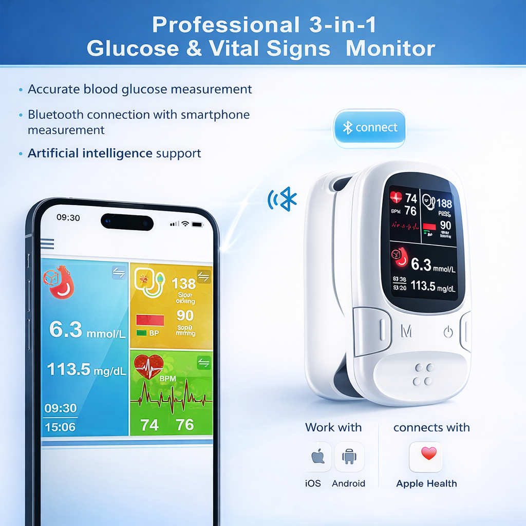Newly Launched Non-Invasive Smart Glucose Meter 🔥made in the U.S.A🔥