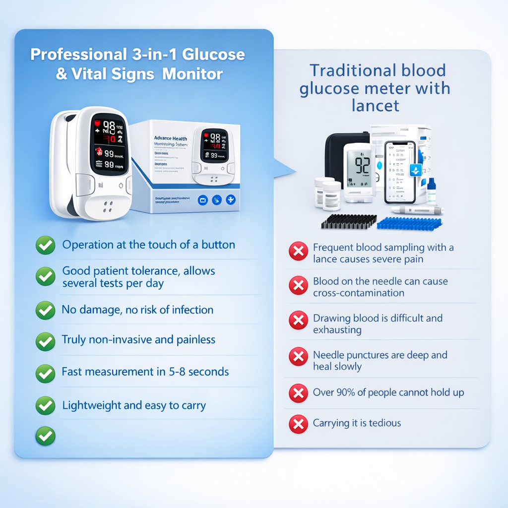 Newly Launched Non-Invasive Smart Glucose Meter 🔥made in the U.S.A🔥