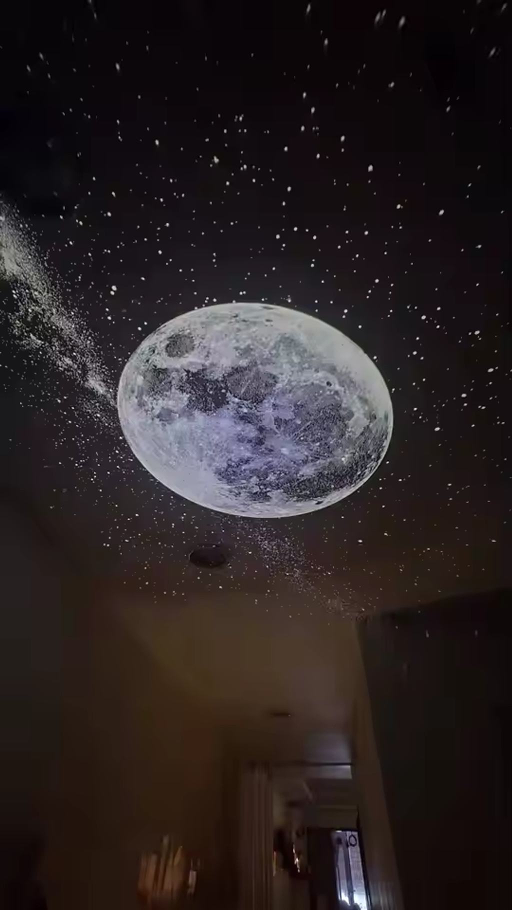 HD Smart Dynamic 5D Holographic Night Light Projector